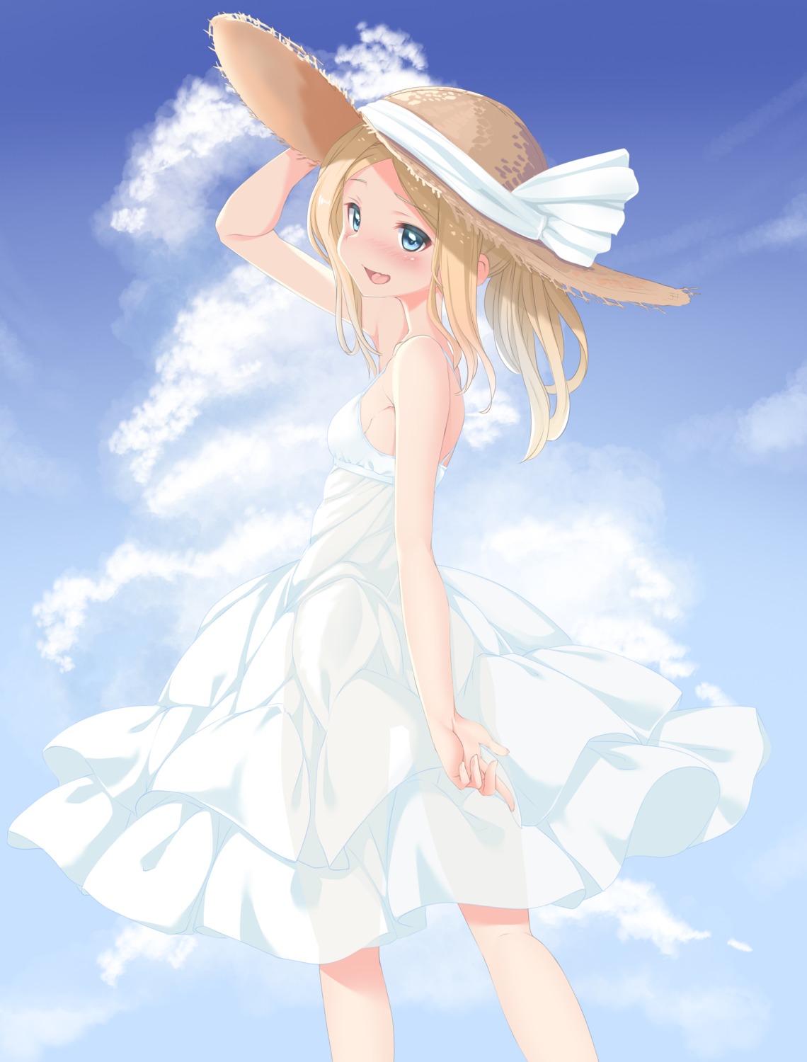 a9b_(louis814), aleksandra_i_pokryshkin, brave_witches, dress, see_through, strike_witches, summer_dress