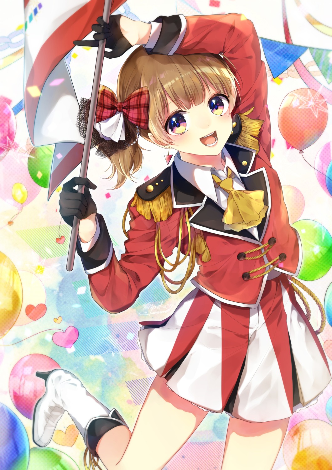heels, kaname_monika, uniform