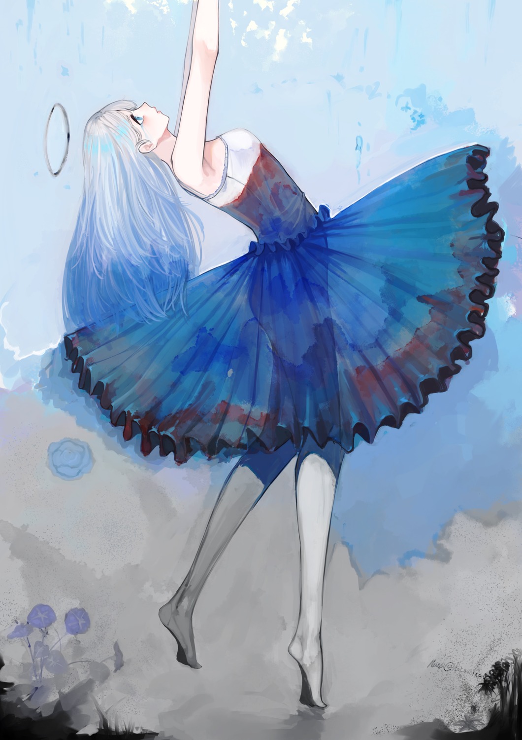 dress, feet, yoake