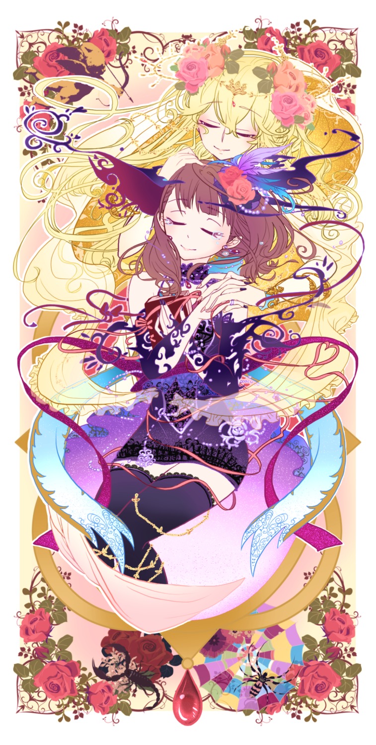 clarice_(idolm@ster), kihime_aya, sakuma_mayu, the_idolm@ster, the_idolm@ster_cinderella_girls, thighhighs