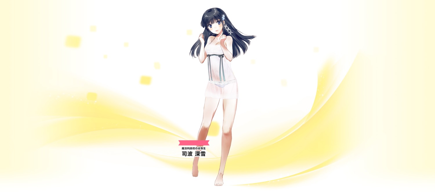 cleavage, ishida_kana, lingerie, mahouka_koukou_no_rettousei, pantsu, see_through, shiba_miyuki