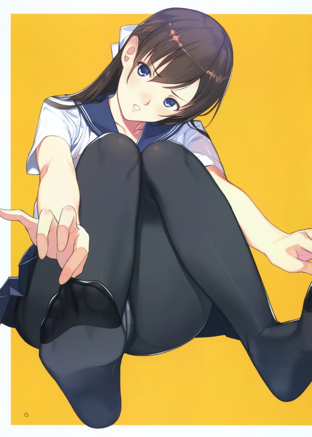 feet, lily_lily_rose, mibu_natsuki, pantsu, pantyhose, seifuku, stitchme