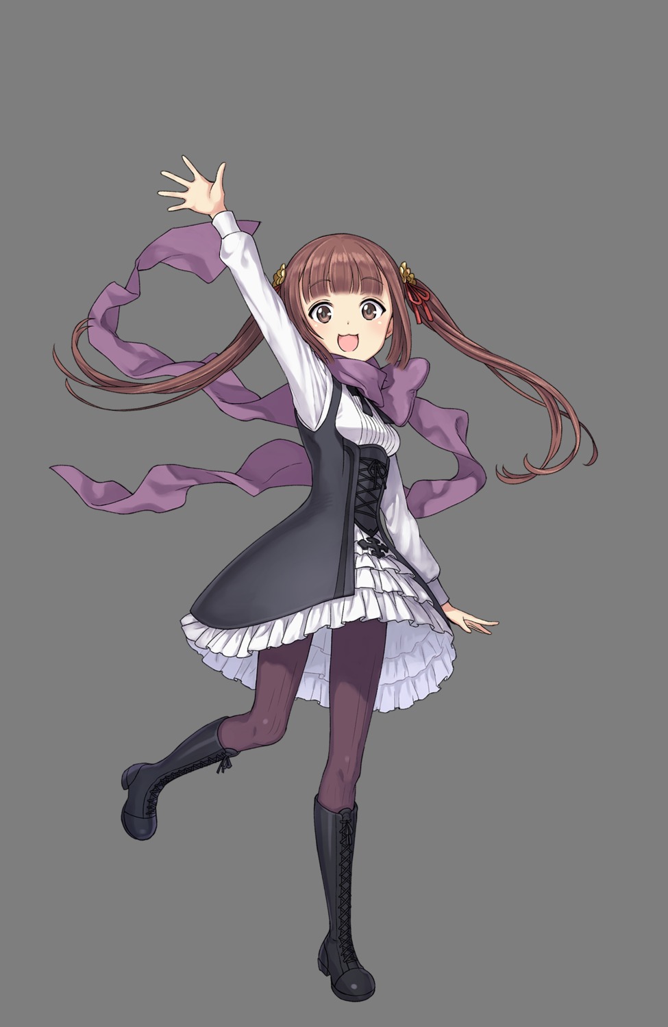 heels, kisaragi_(princess_principal), pantyhose, princess_principal, seifuku, tagme, transparent_png