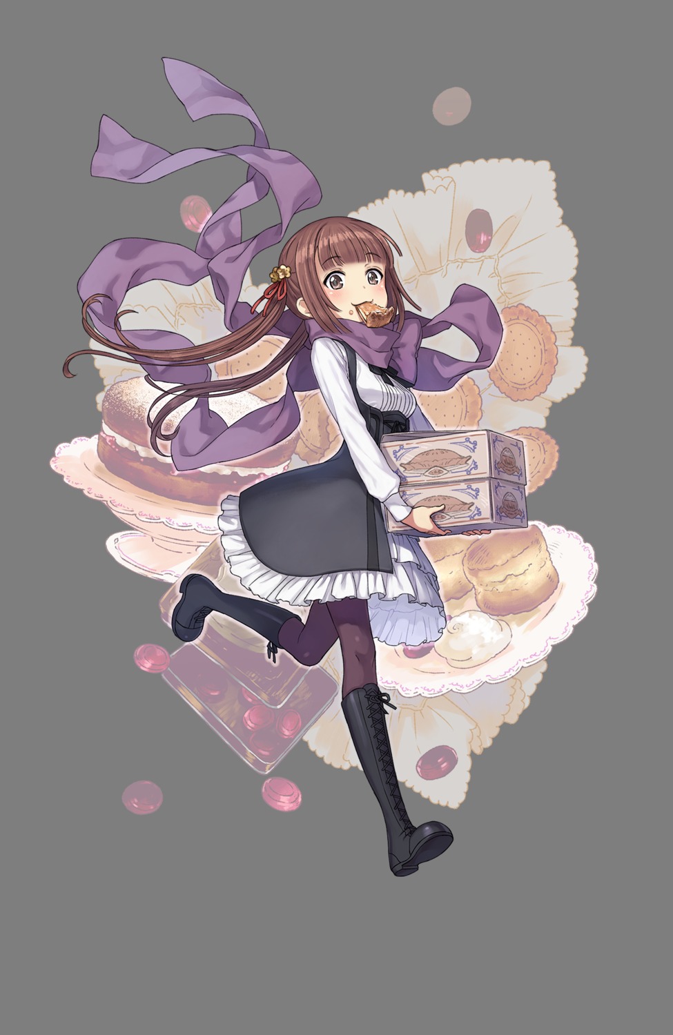 kisaragi_(princess_principal), pantyhose, princess_principal, seifuku, tagme, transparent_png