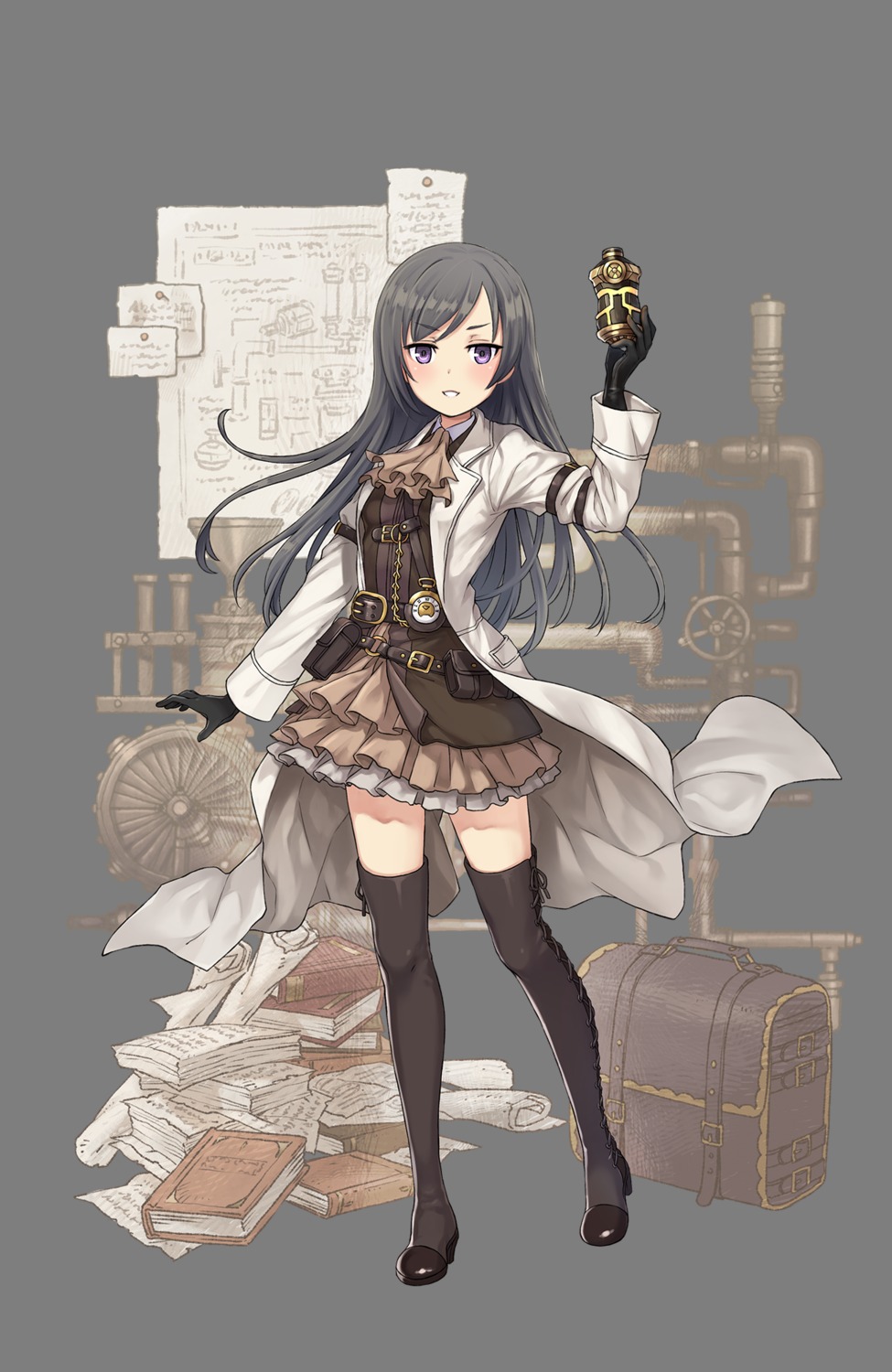 heels, princess_principal, sophie_mackenzie, tagme, thighhighs, transparent_png