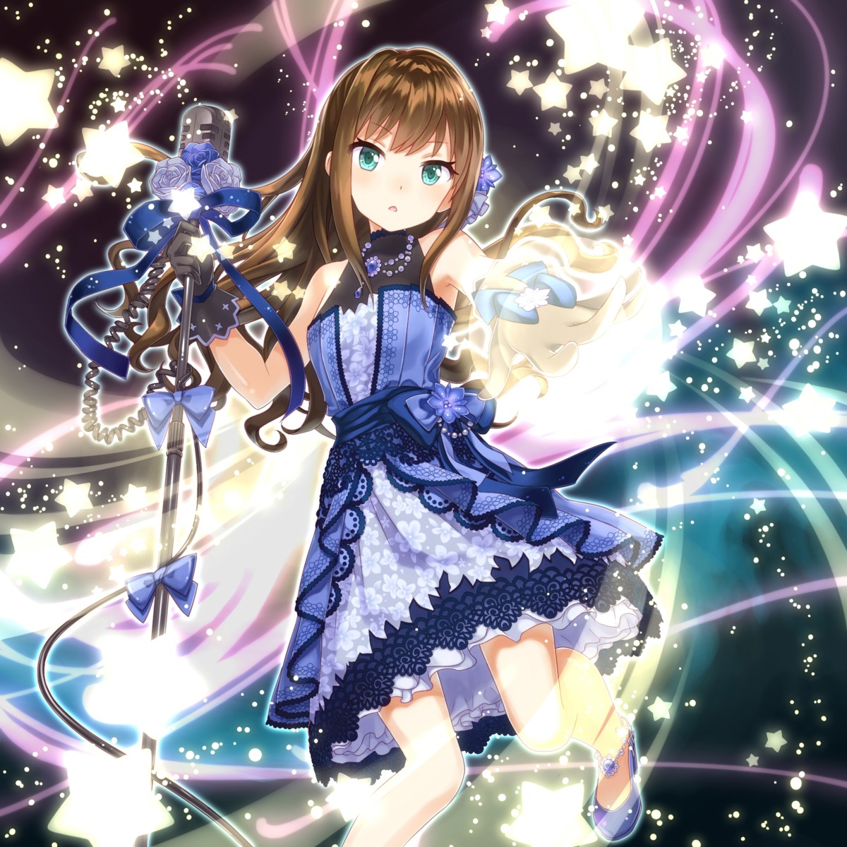 buntan, dress, heels, shibuya_rin, the_idolm@ster, the_idolm@ster_cinderella_girls