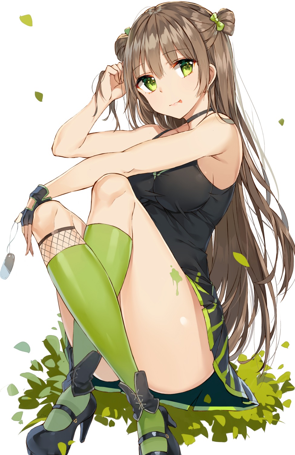 dress, girls_frontline, heels, rfb_(girls_frontline), rikoma