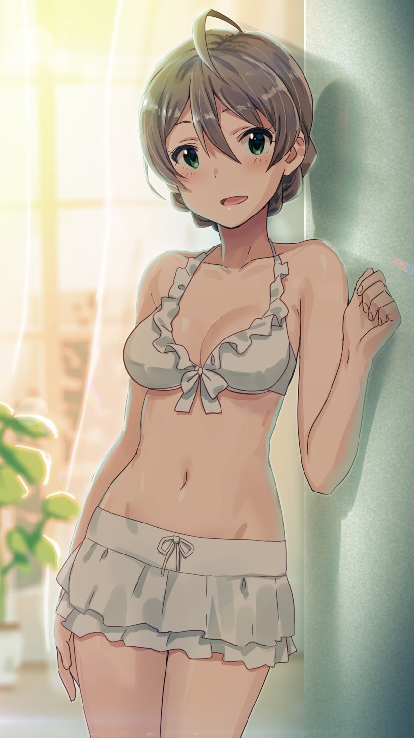 aumann, bikini, cleavage, sakuramori_kaori, swimsuits, the_idolm@ster, the_idolm@ster_million_live!