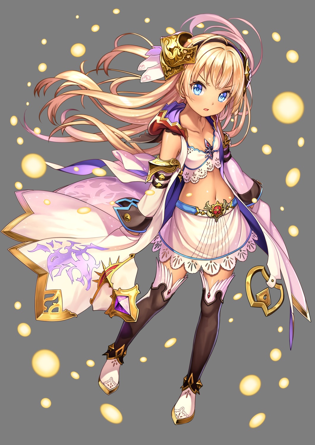 brave_sword_x_blaze_soul, cleavage, tagme, thighhighs, transparent_png