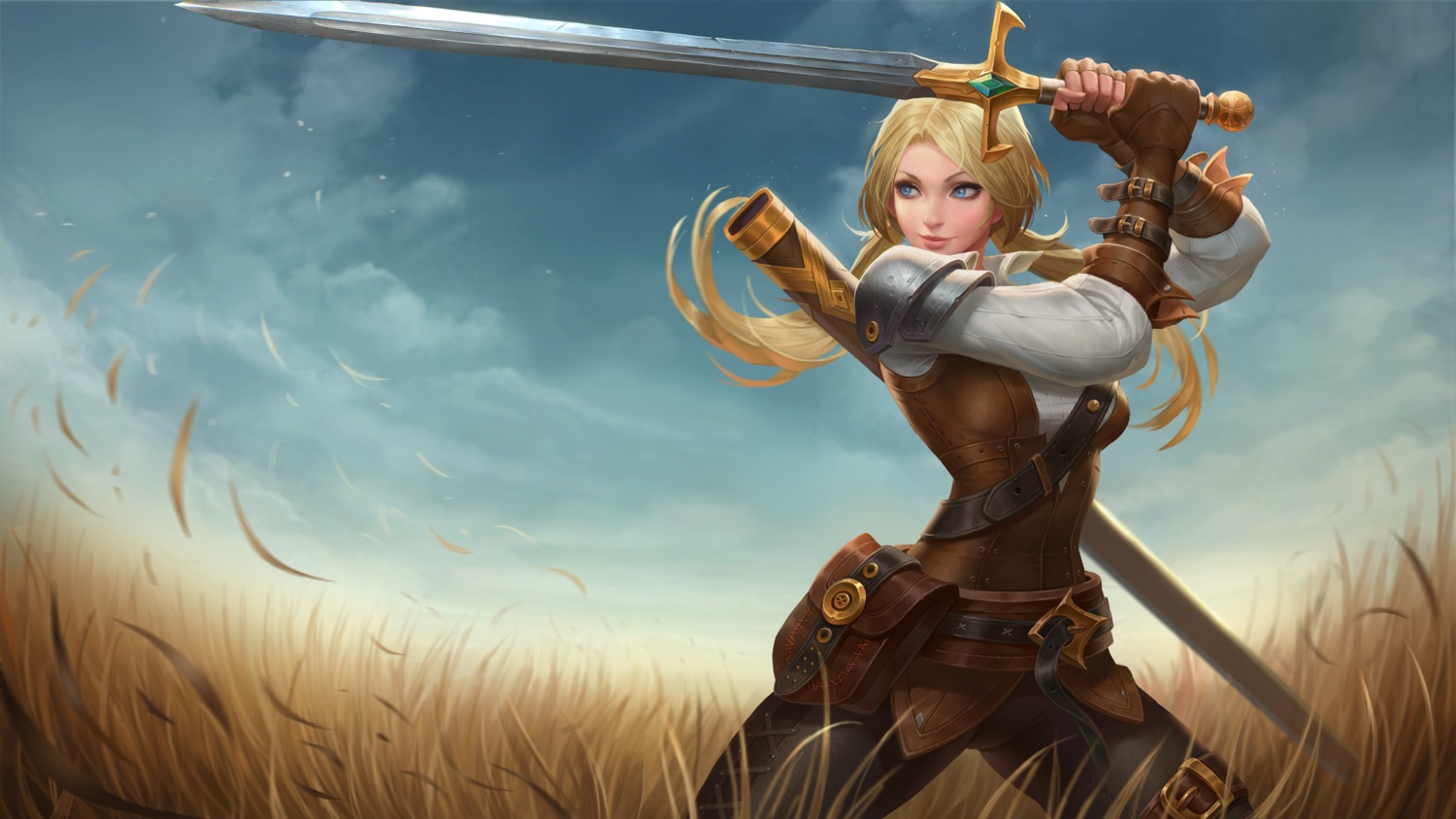 arena_of_valor, armor, butterfly_(arena_of_valor), sword, tagme