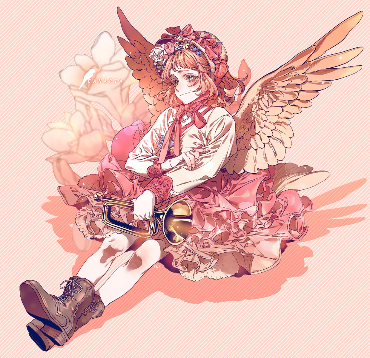 enaa, heels, wings