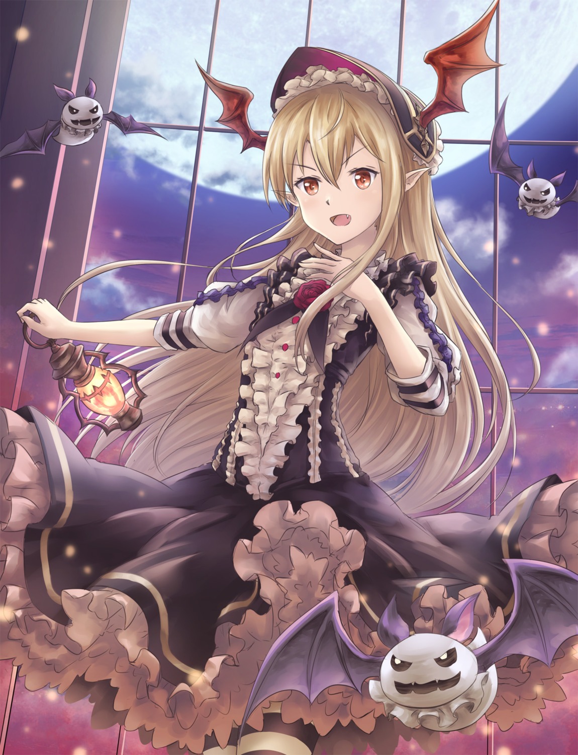 asakurashinji, granblue_fantasy, pointy_ears, vampy_(shingeki_no_bahamut), wings