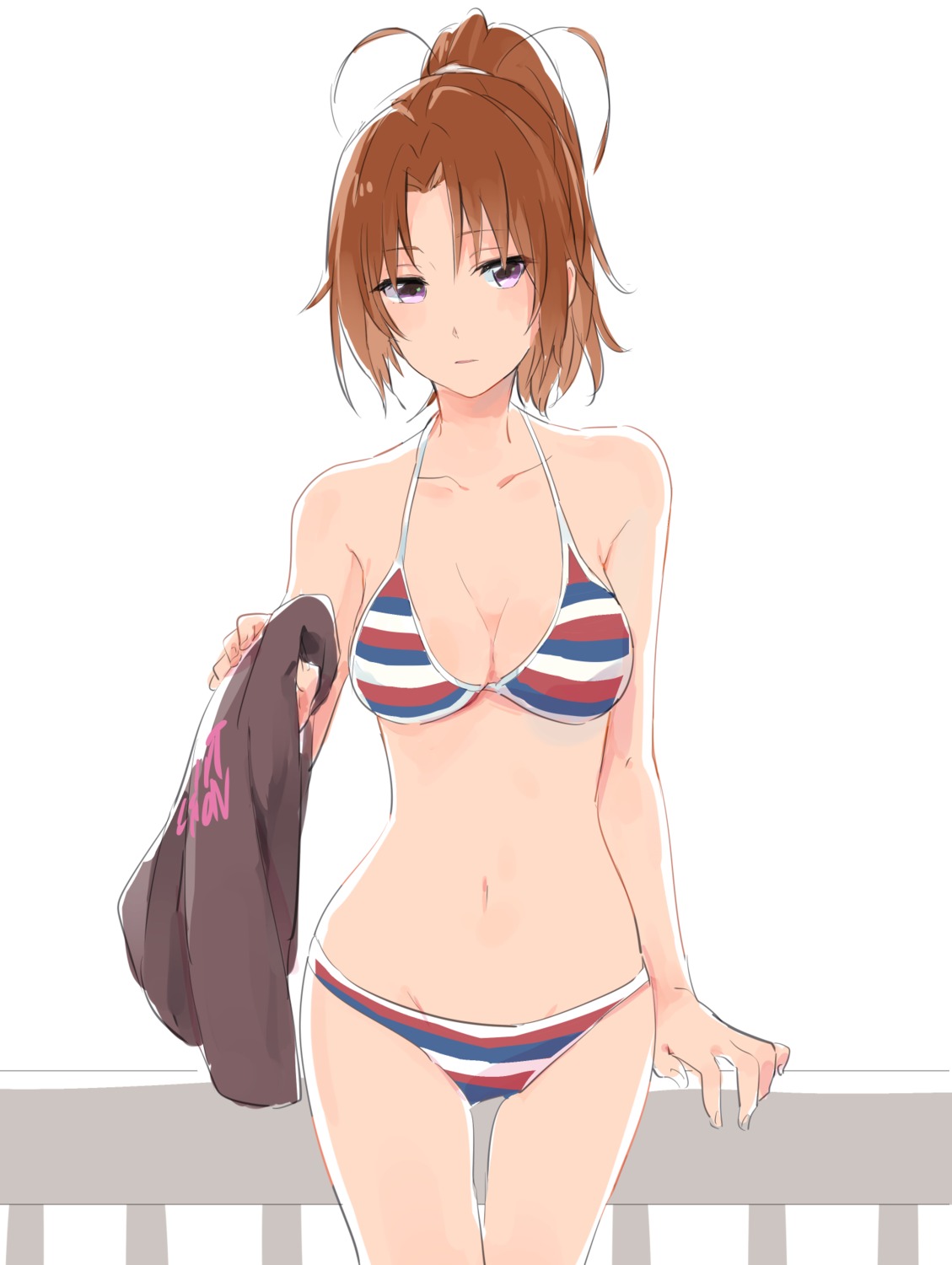 bikini, cleavage, hibike!_euphonium, musshu, nakagawa_natsuki, swimsuits