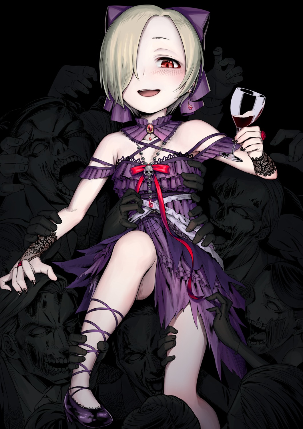 dress, heels, moser, shirasaka_koume, the_idolm@ster, the_idolm@ster_cinderella_girls