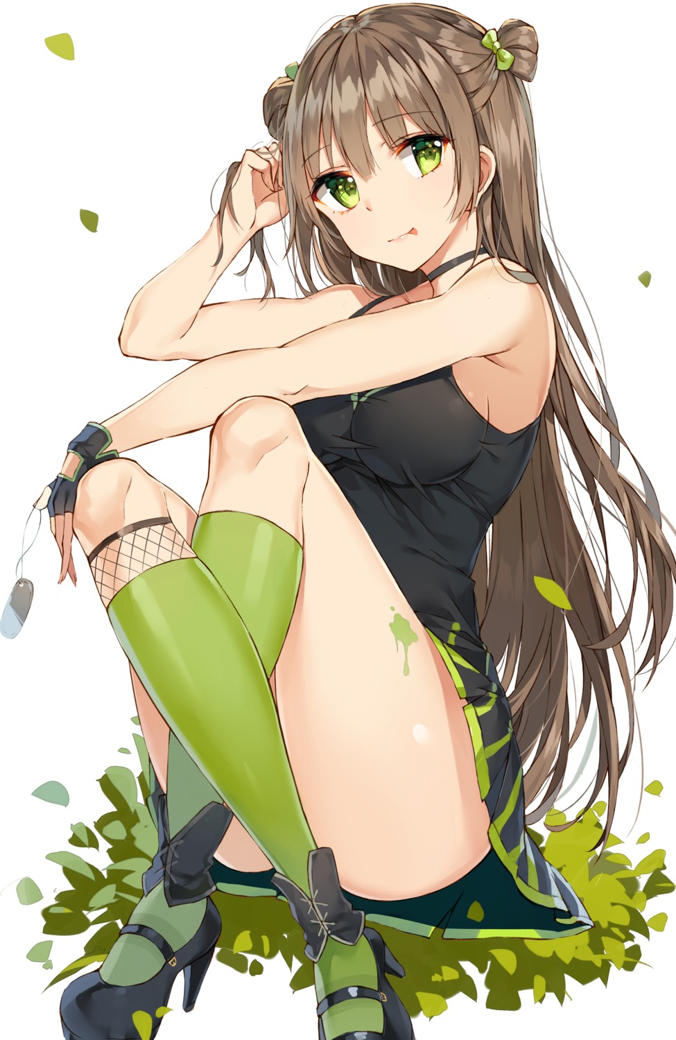 dress, girls_frontline, heels, rfb_(girls_frontline), rikoma