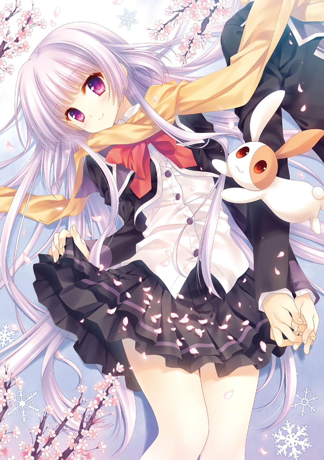 digital_version, hatsuyuki_sakura, seifuku, skirt_lift, tamaki_sakura, tatekawa_mako