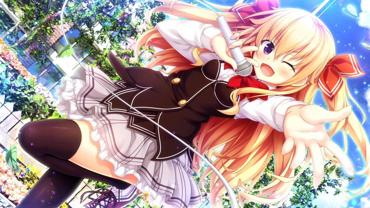 eurasia_of_end, game_cg, harukaze-soft, nora_to_oujo_to_noraneko_heart_2, oozora_itsuki, seifuku, thighhighs