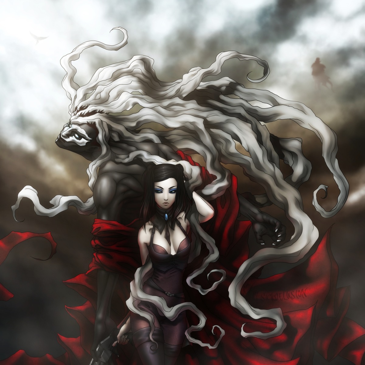 cleavage, ergo_proxy, gun, re-l_mayer, sickdelusion, vincent_law