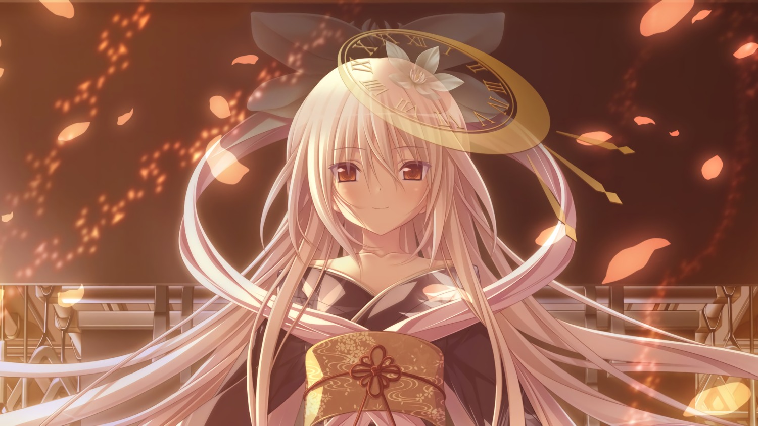 chrono_clock, game_cg, kimono, koku, kuro_(chrono_clock), purple_software
