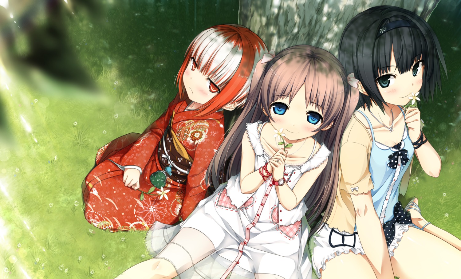 arishima_alice, cura, digital_version, dress, kimono, lose, monobeno, sawai_natsuha