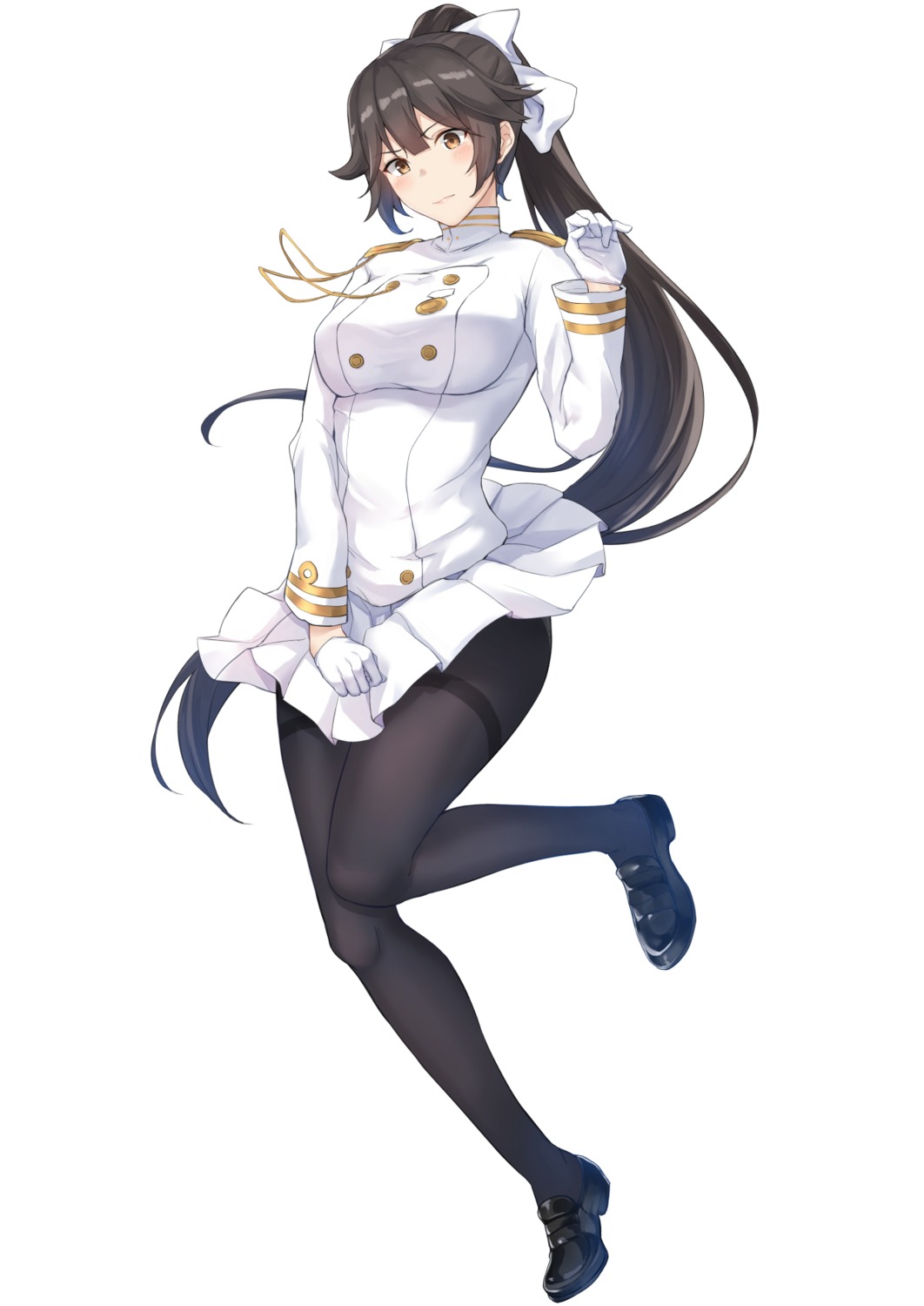 azur_lane, pantyhose, takao_(azur_lane), terry_(artist), uniform