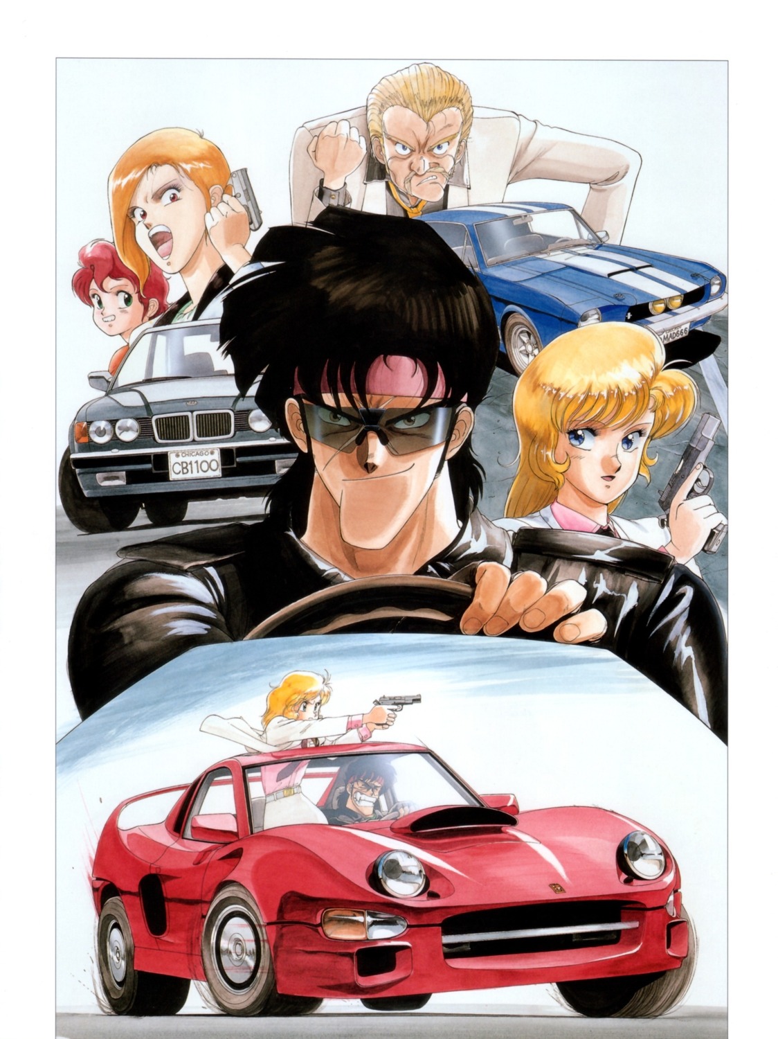 bean_bandit, carrie, chelsea_grimwood, gun, megane, percy_(riding_bean), rally_vincent_(riding_bean), riding_bean, semmerling, sonoda_kenichi