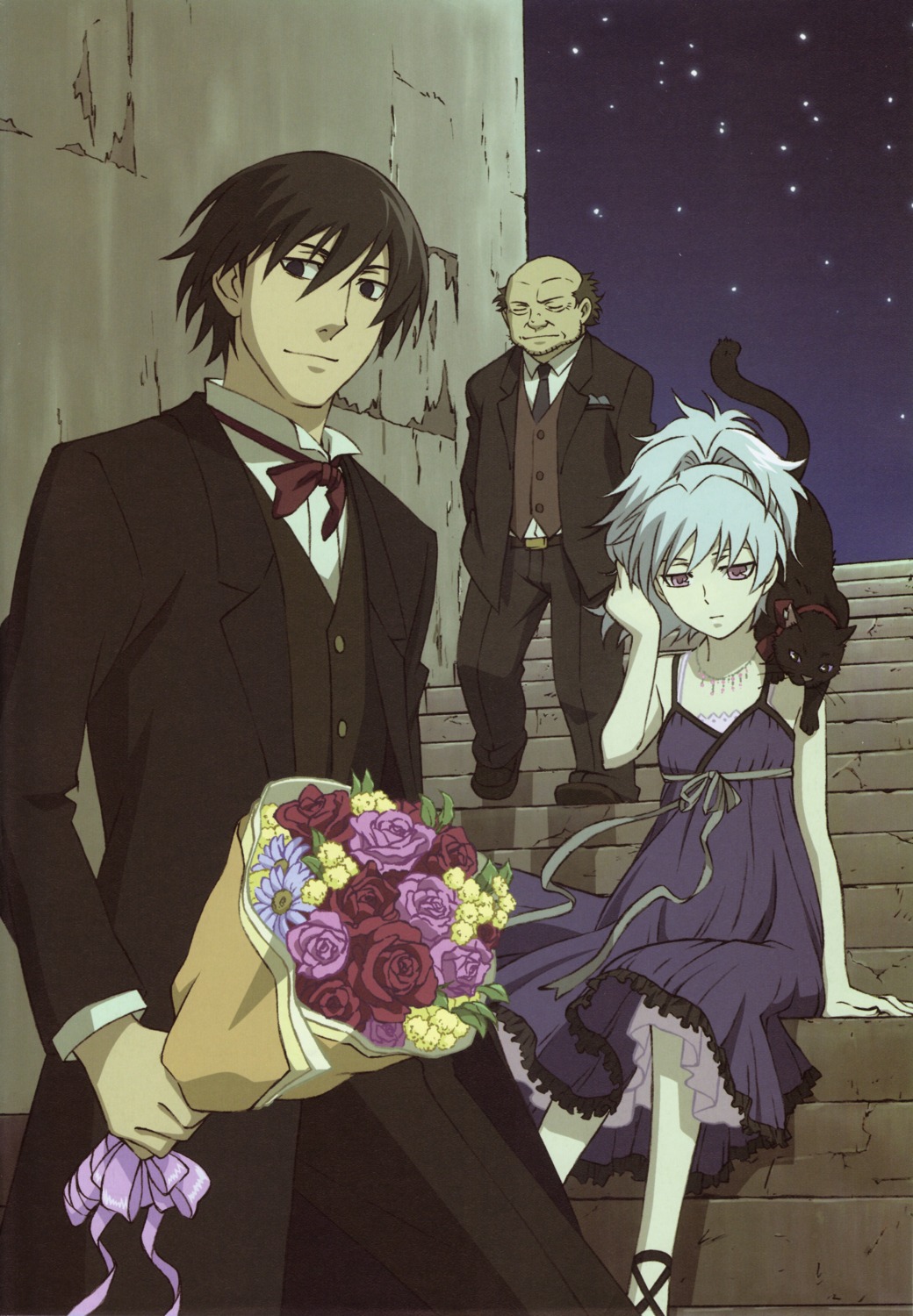 darker_than_black, dress, hei, huang, mao_(darker_than_black), neko, yin
