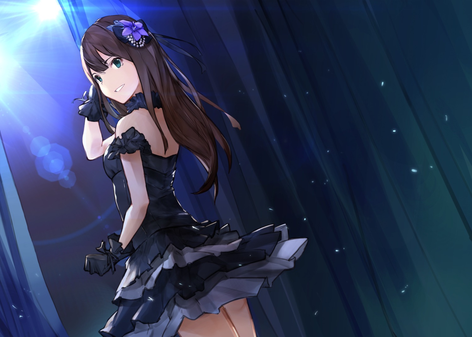 dress, shibuya_rin, the_idolm@ster, the_idolm@ster_cinderella_girls, yashigaras