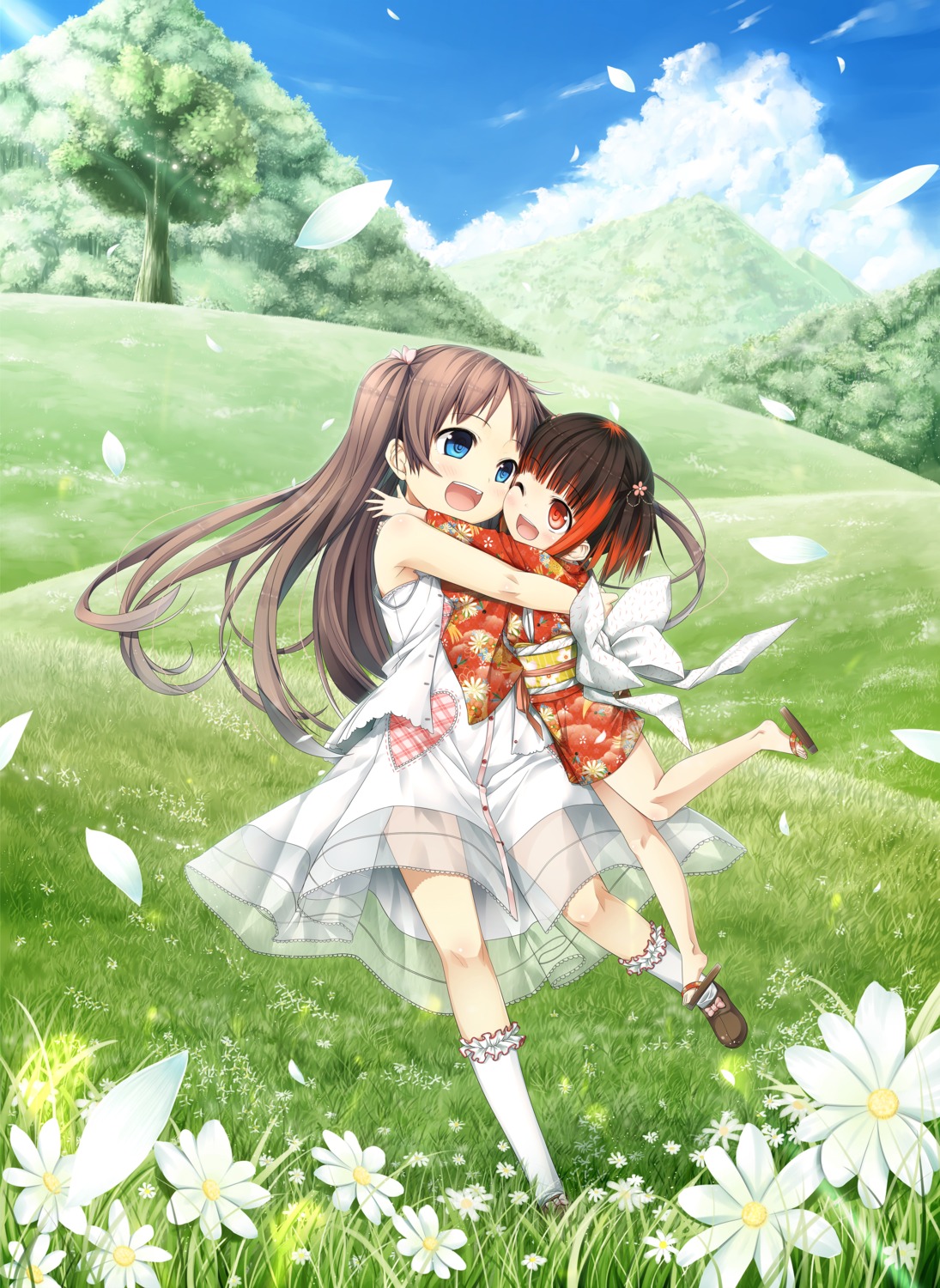 cura, digital_version, dress, emi_(monobeno), kimono, lose, monobeno, sawai_natsuha