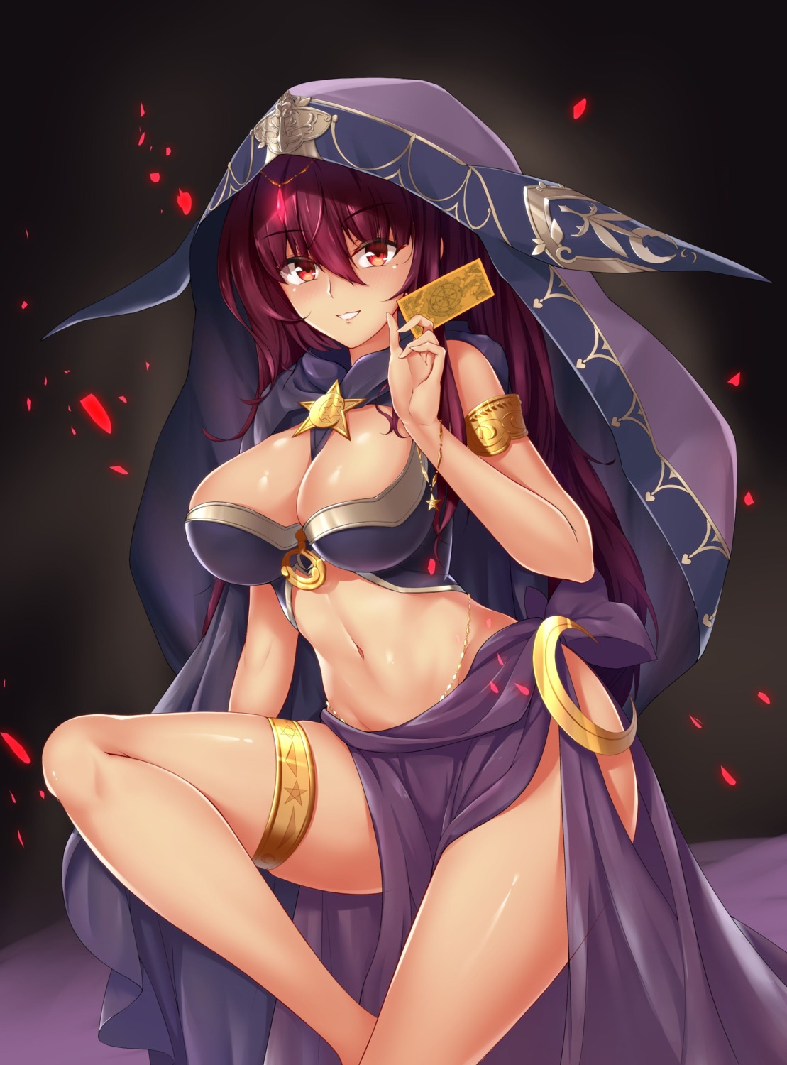 cleavage, garter, youl