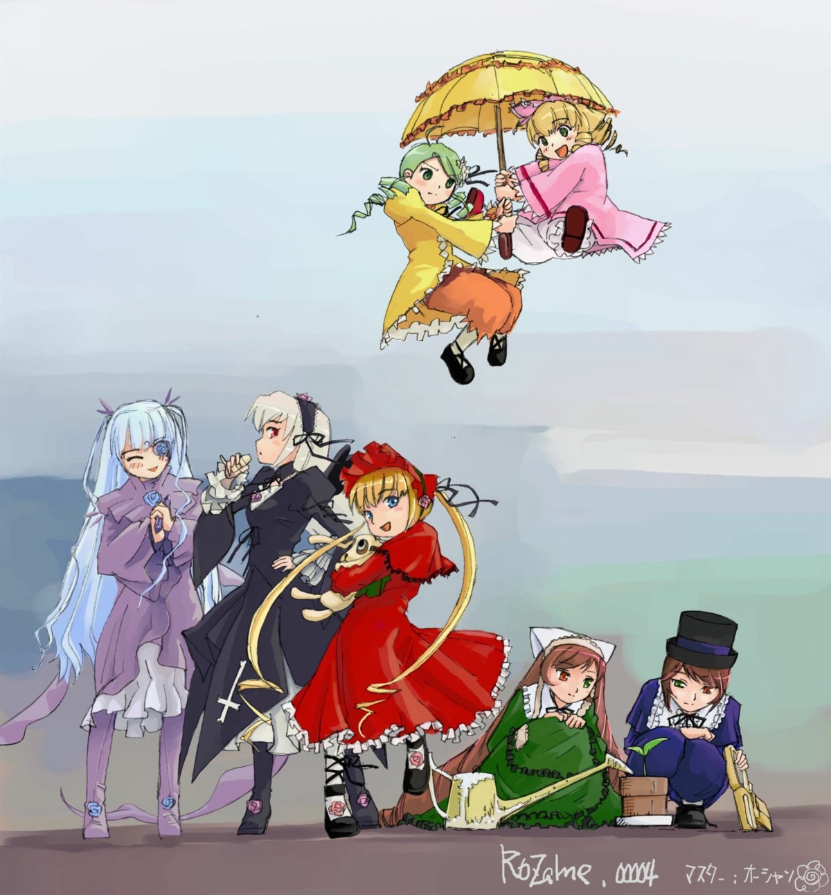 barasuishou, heterochromia, hinaichigo, kanaria, lolita_fashion, pinzu, rozen_maiden, shinku