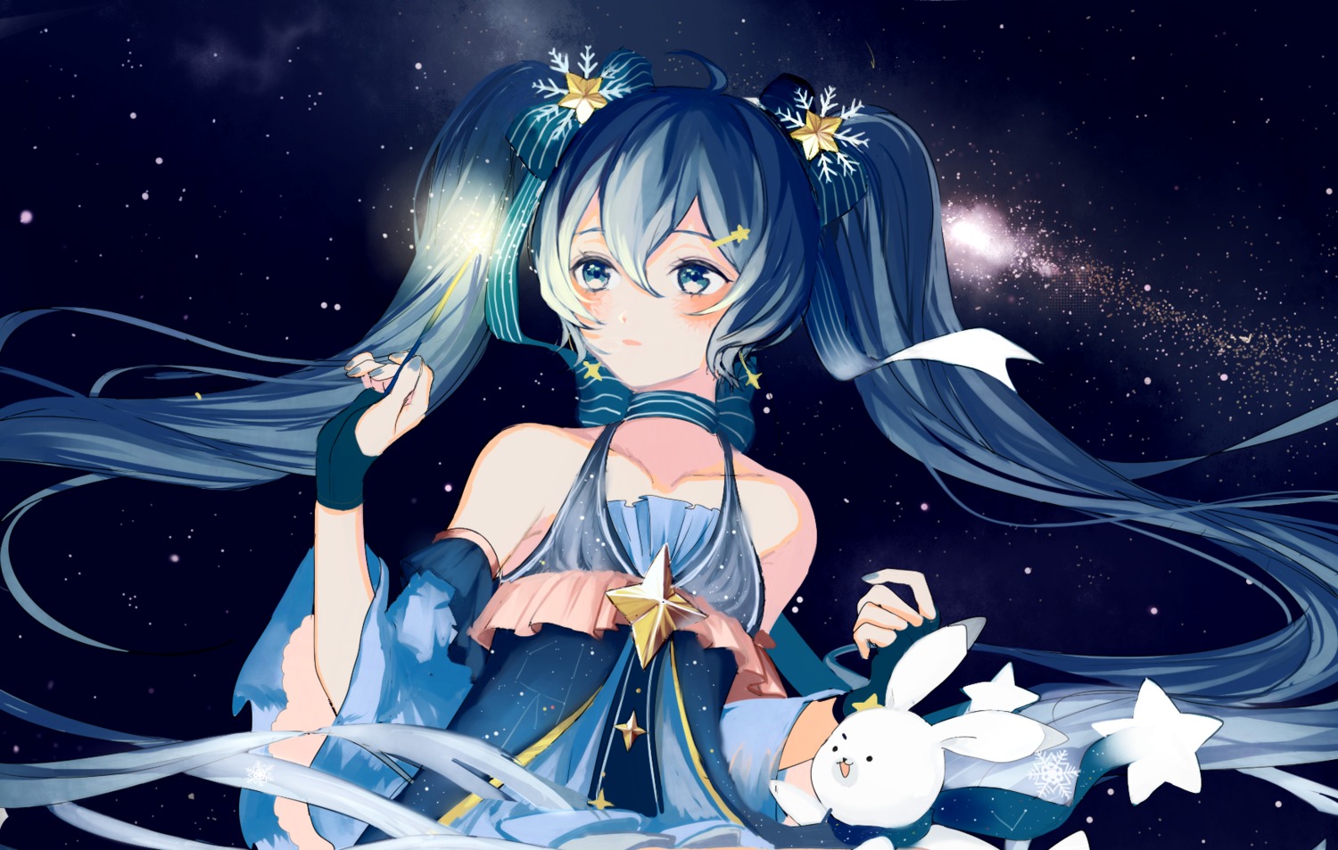 hatsune_miku, p2_(uxjzz), vocaloid, yuki_miku