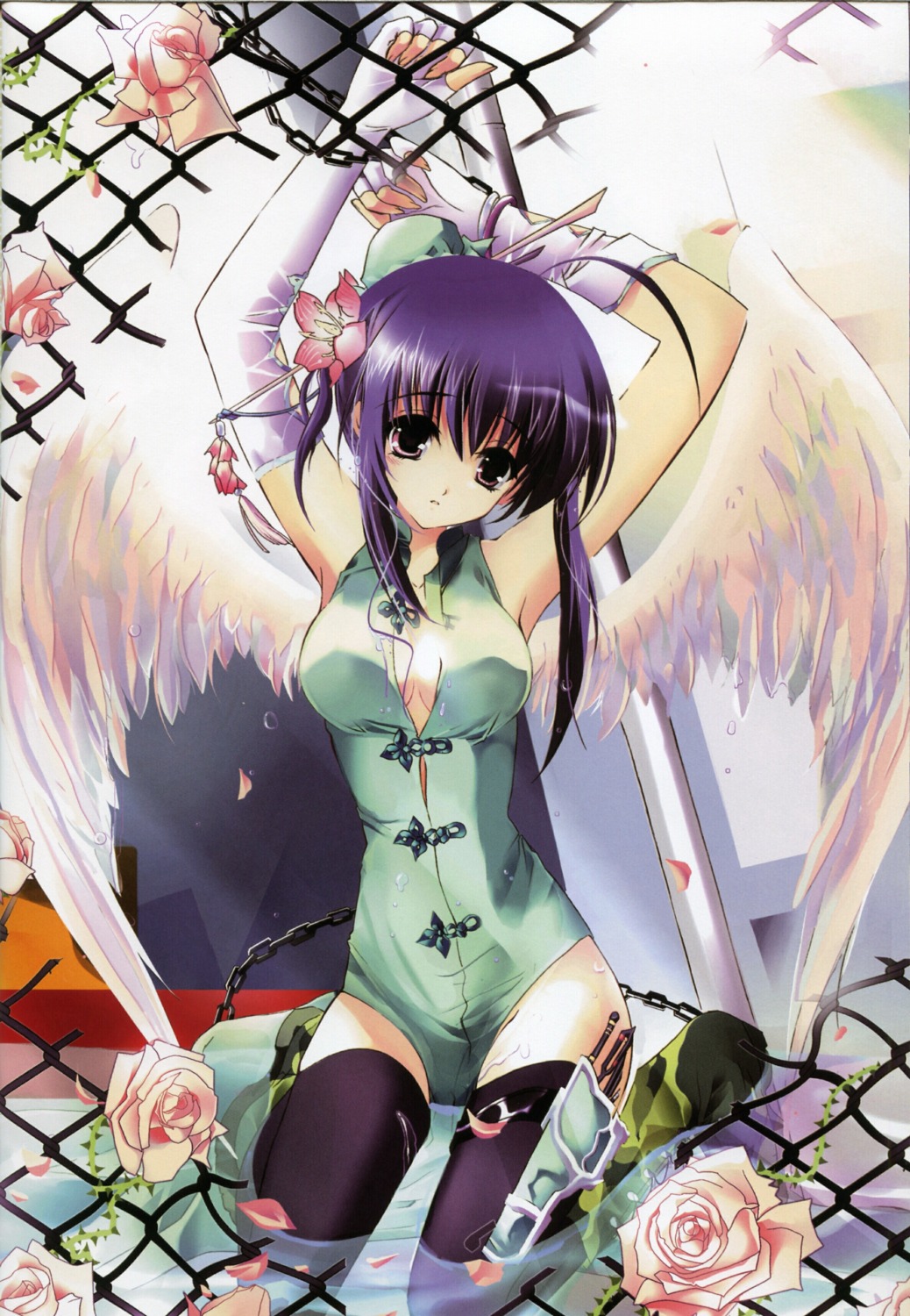 angel, harthnir, misakura_nankotsu, thighhighs, wings