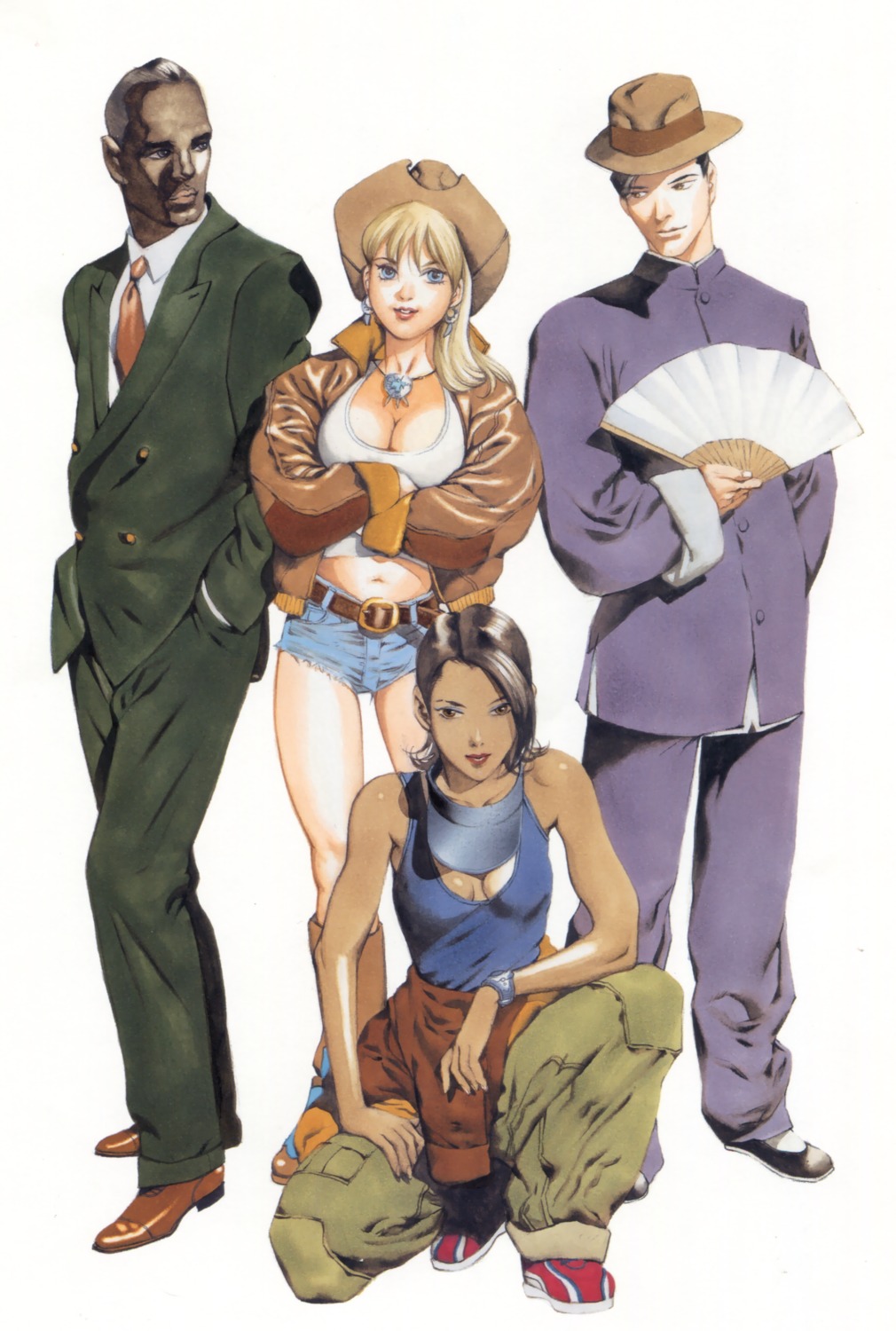 asian_clothes, business_suit, cathy_mcmahon, cleavage, donny_wong, elvy_hadhiyat, jean-patrick_shapplin, rahxephon, yamada_akihiro