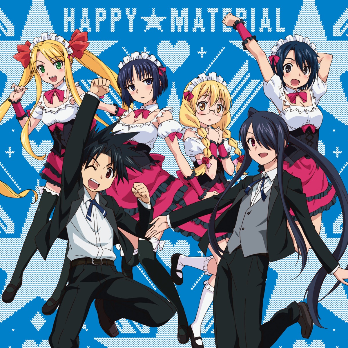 business_suit, cleavage, isht_karin_orte, konoe_touta, mahou_sensei_negima, maid, megane, sakurame_kirie