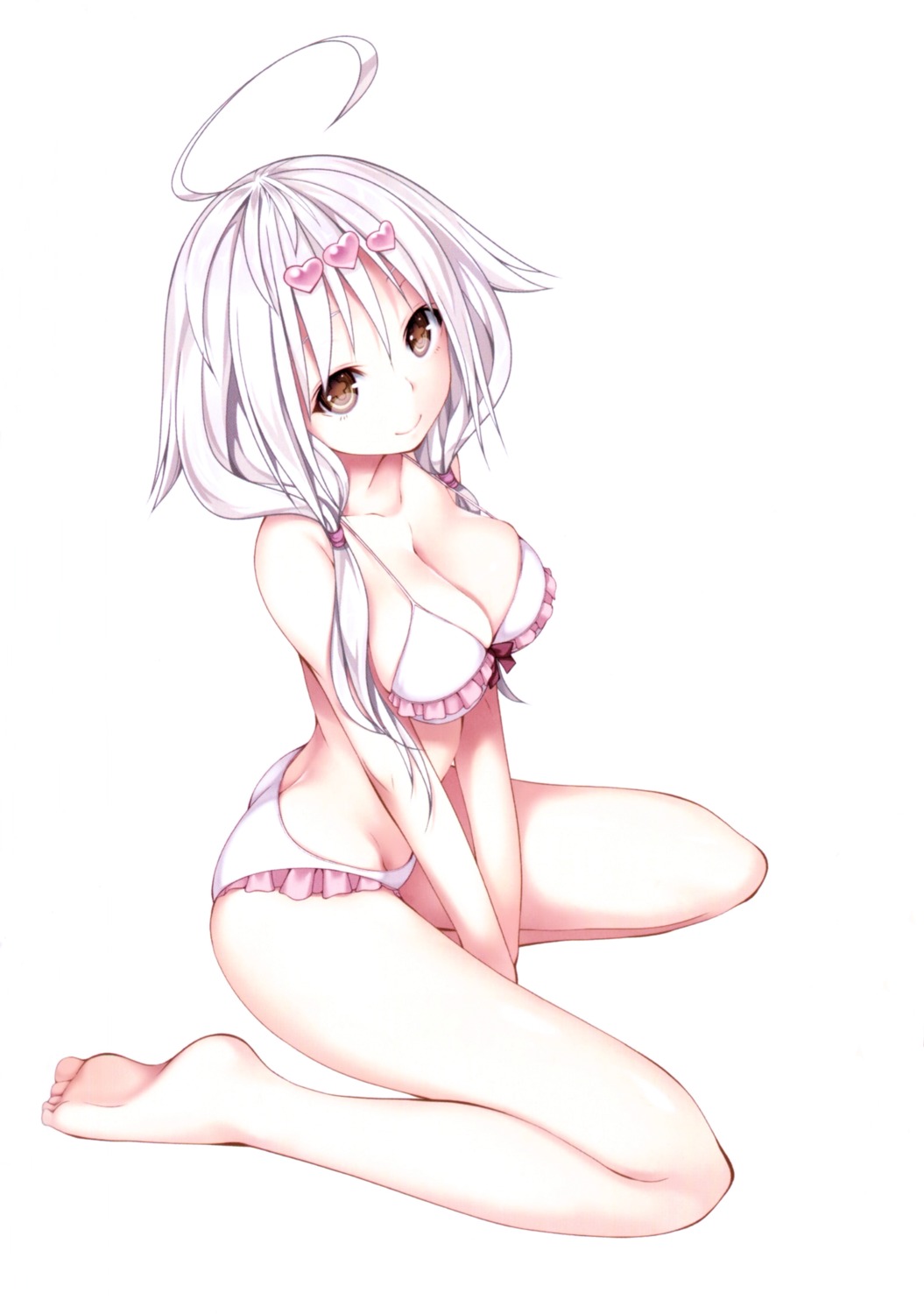 bikini, cleavage, feet, kurata_yui, nao_akinari, screening, swimsuits, trinity_seven