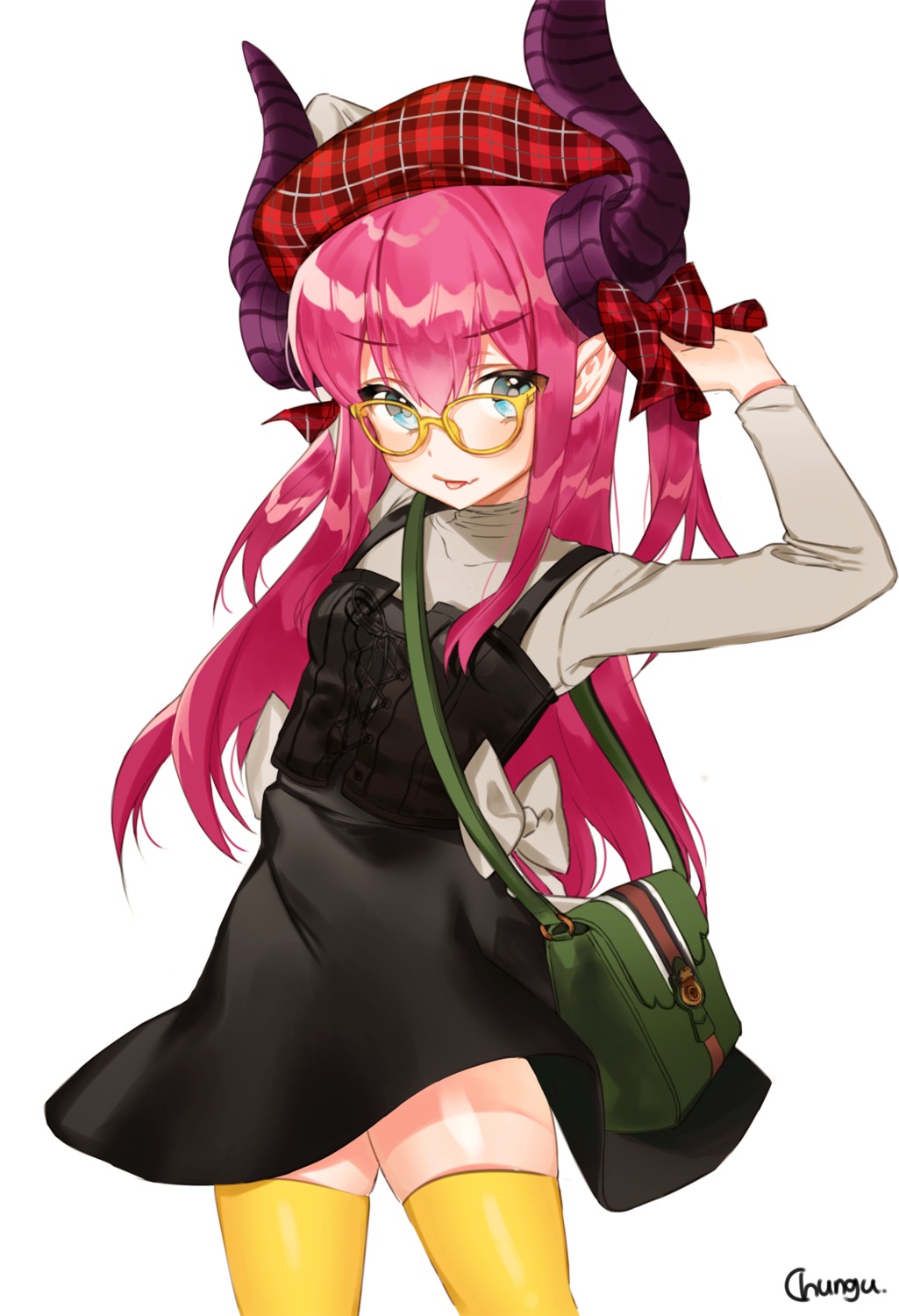 chungu, elizabeth_bathory, fate/extra, fate/extra_ccc, fate/grand_order, fate/stay_night, horns, megane