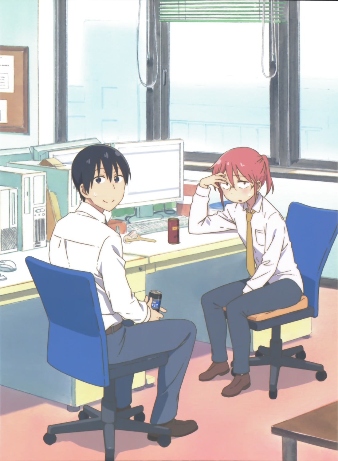 kobayashi-san_chi_no_maidragon, kobayashi_(maidragon), megane, takiya_makoto