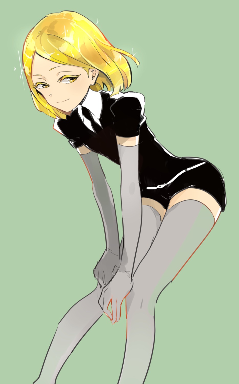 houseki_no_kuni, monsieur, thighhighs, yellow_diamond