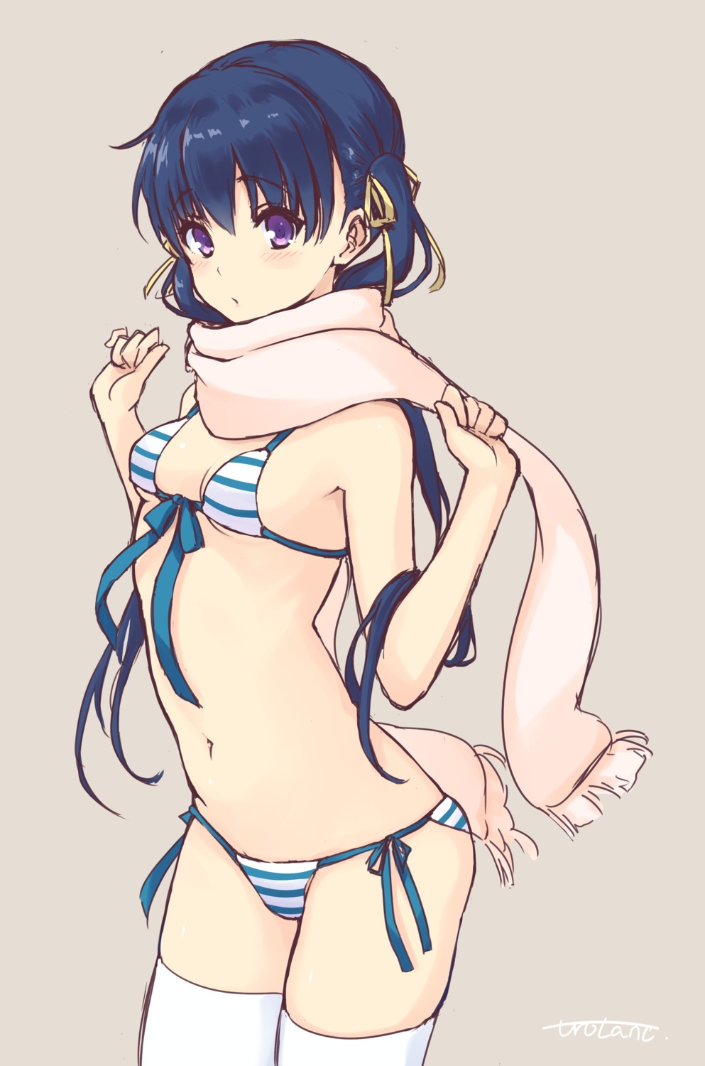 bikini, cleavage, swimsuits, thighhighs, underboob, uro