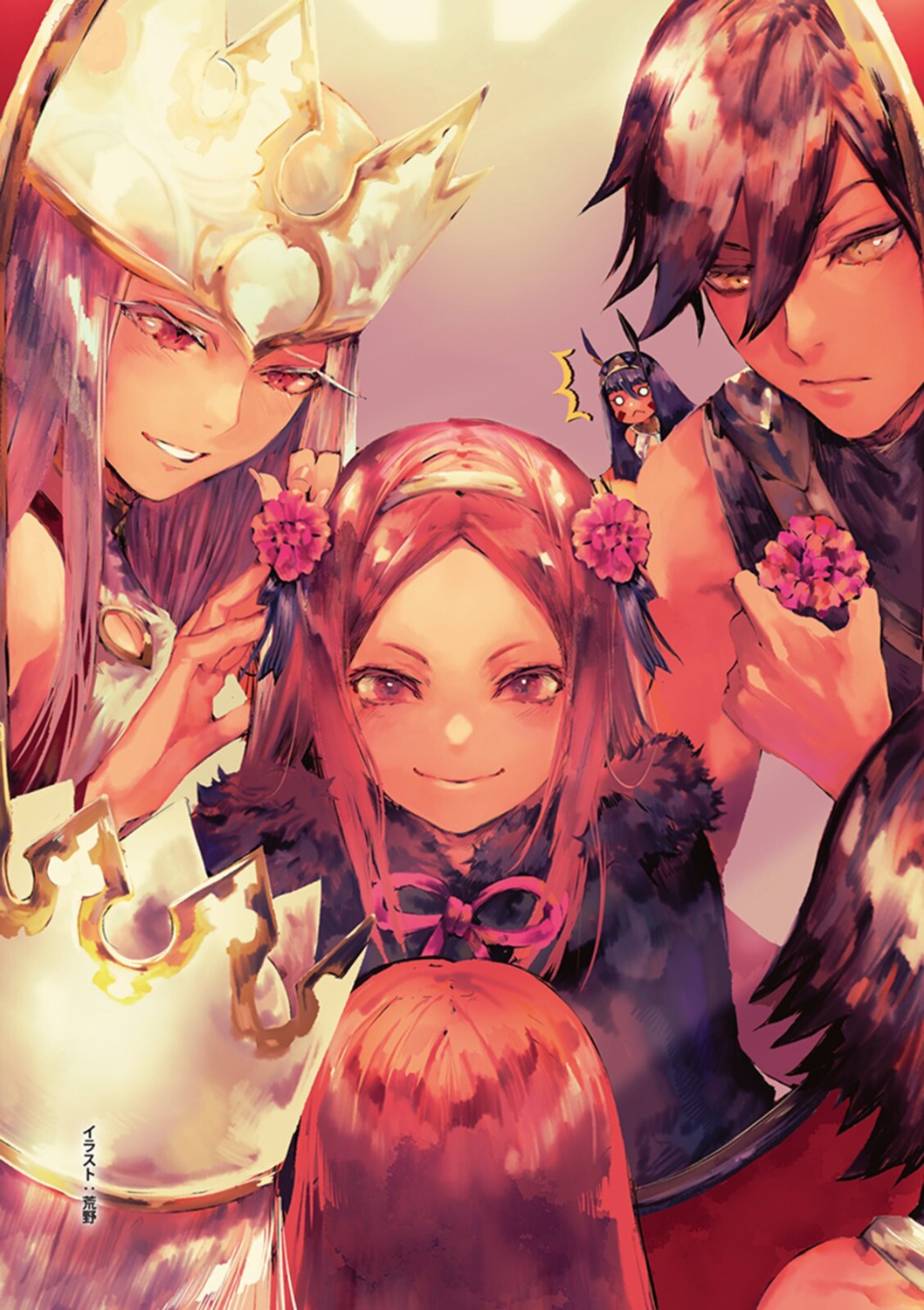 animal_ears, bunny_ears, fate/grand_order, irisviel_von_einzbern, irorigumi, nitocris_(fate), ozymandias_(fate/grand_order), rider_(fate/prototype:_fragments)