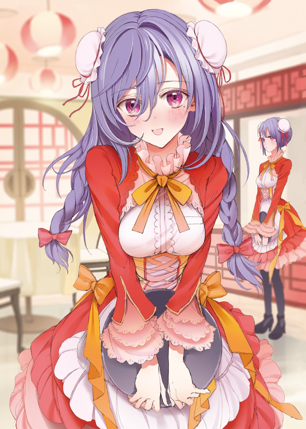 heels, nagahara, waitress