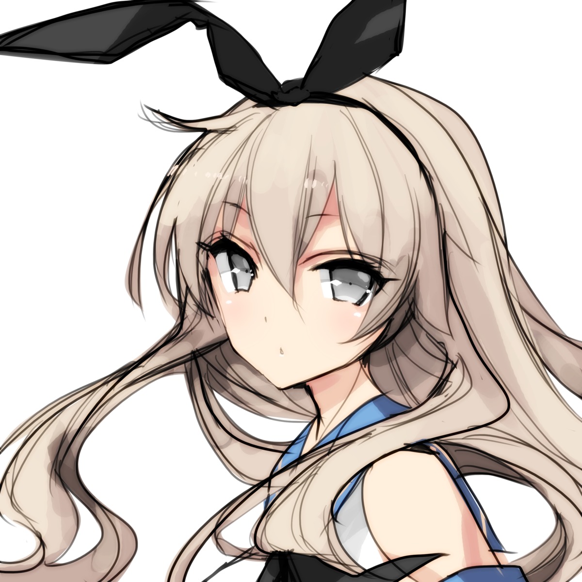kantai_collection, misteor, shimakaze_(kancolle), sketch