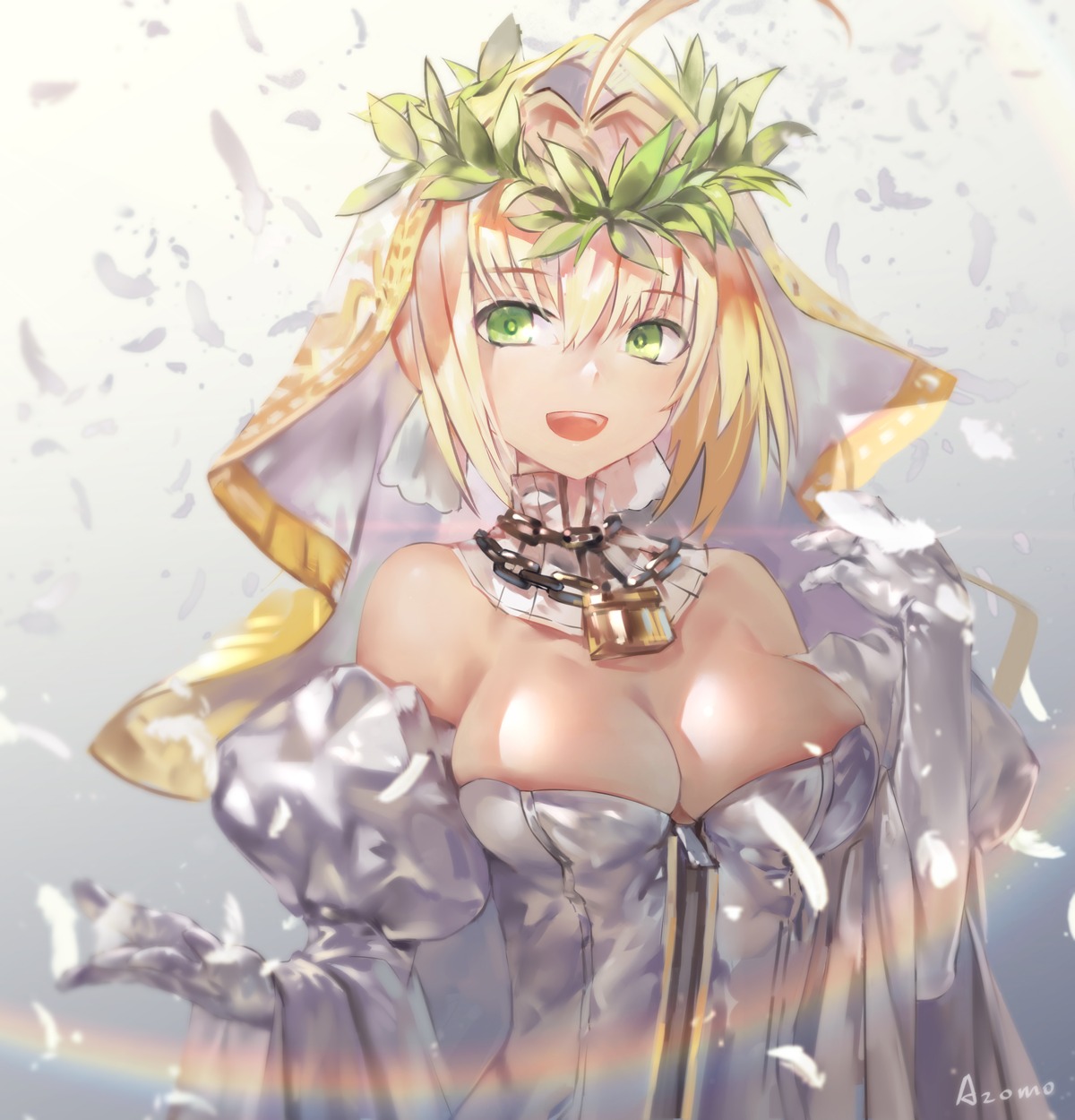 azomo, bodysuit, cleavage, fate/extra, fate/extra_ccc, fate/grand_order, fate/stay_night, nero_claudius_(fate)