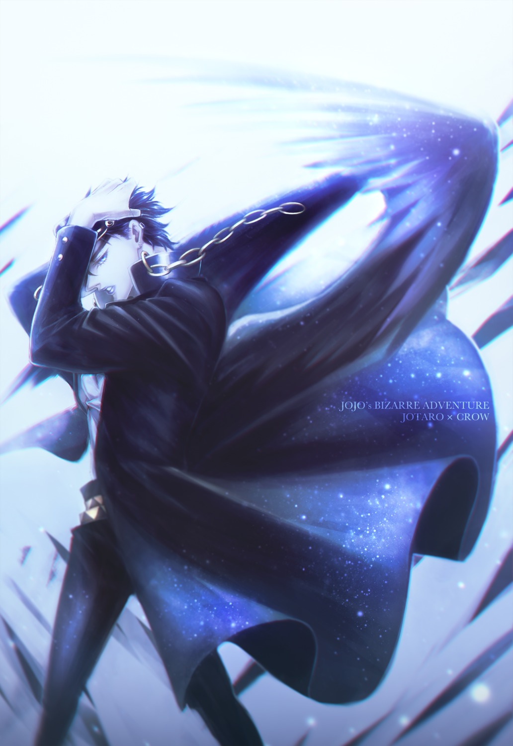 alo, jojo_no_kimyou_na_bouken, jojo_no_kimyou_na_bouken_part_3:_stardust_crusaders, kuujou_joutarou, male