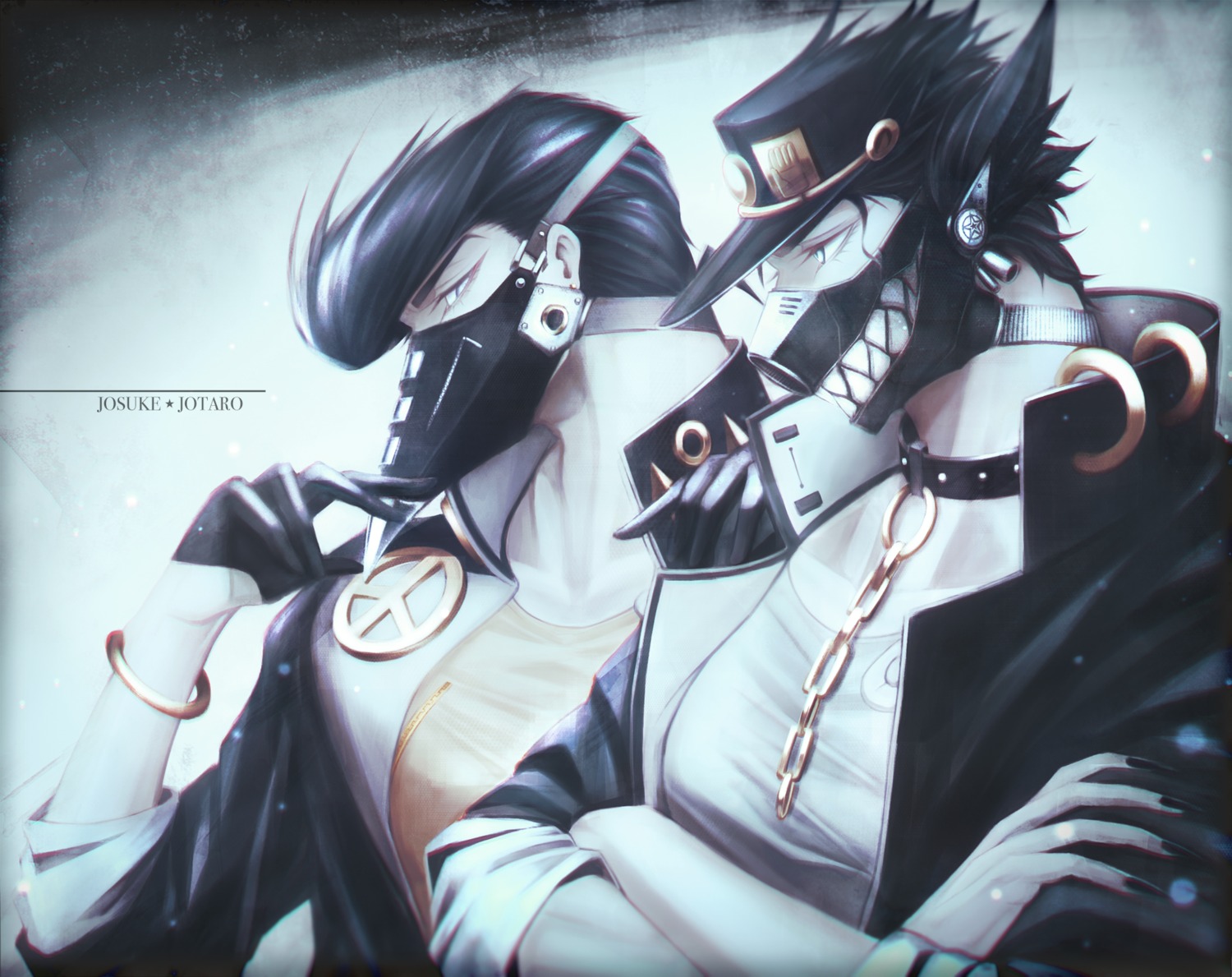 alo, higashikata_jousuke, jojo_no_kimyou_na_bouken, jojo_no_kimyou_na_bouken_part_3:_stardust_crusaders, jojo_no_kimyou_na_bouken_part_4:_diamond_wa_kudakenai, kuujou_joutarou, male