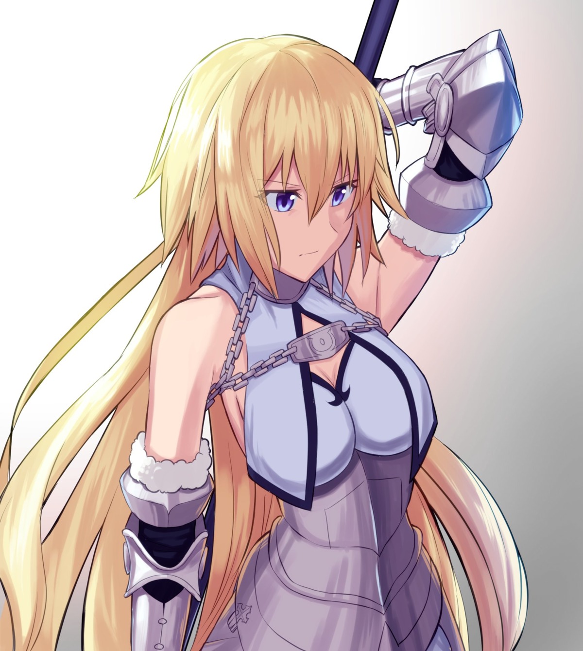 armor, cleavage, fate/apocrypha, fate/grand_order, fate/stay_night, jeanne_d'arc, jeanne_d'arc_(fate), nyorotono