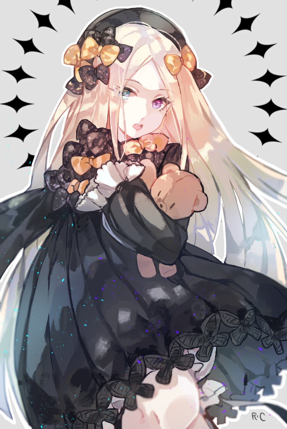 abigail_williams_(fate), dress, fate/grand_order, heterochromia, ratcy_(ansuta_rm)