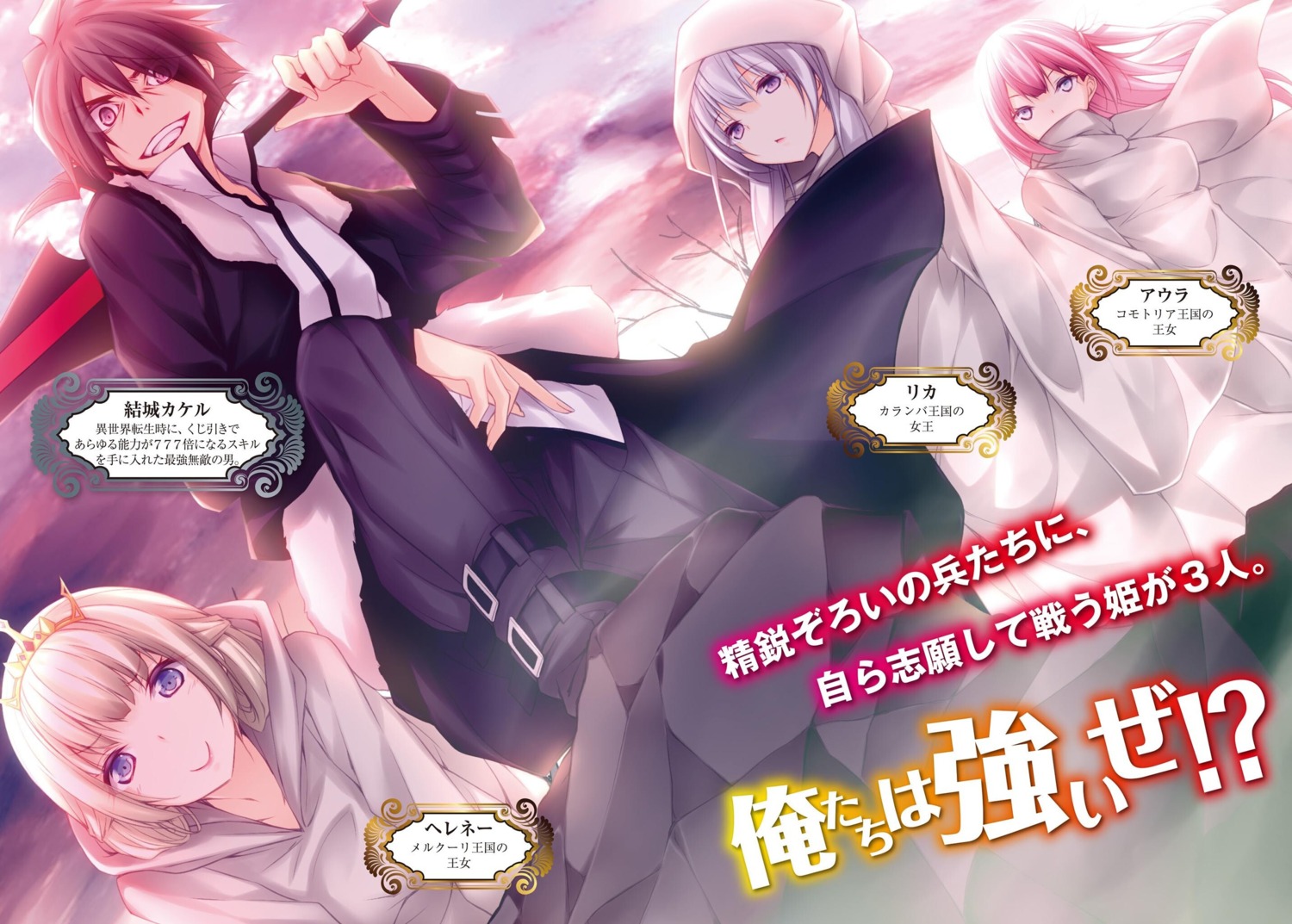 kujibiki_tokushou:_musou_harem_ken, luna_lia, robe, sword