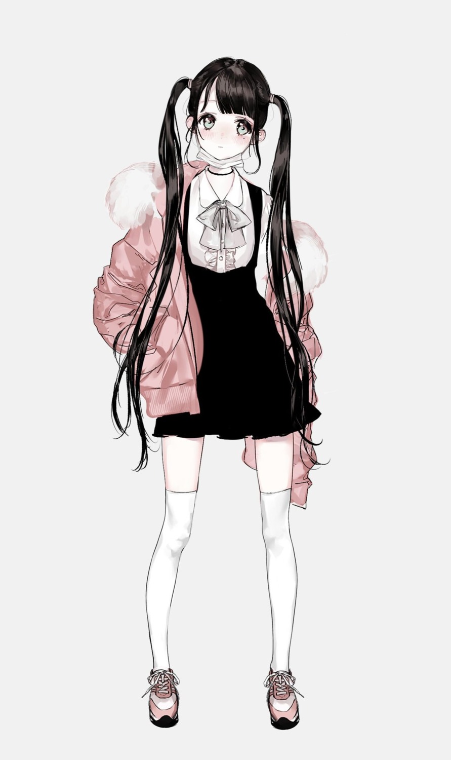 seifuku, shikishima_(eiri), thighhighs